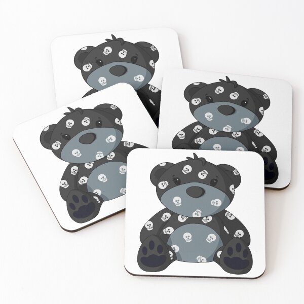 Item preview, Skull Pattern Teddy Bear designed and sold by Alisha Ober Designs.