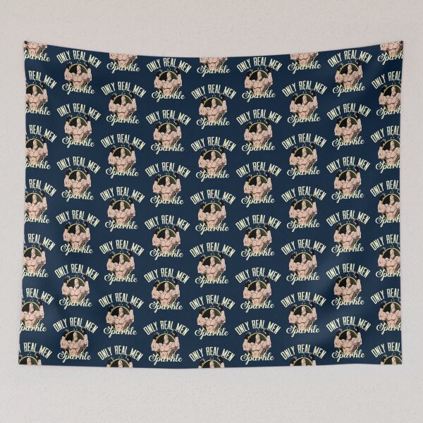 Item preview, Only real men sparkle    designed and sold by KomonoAnimeShop.