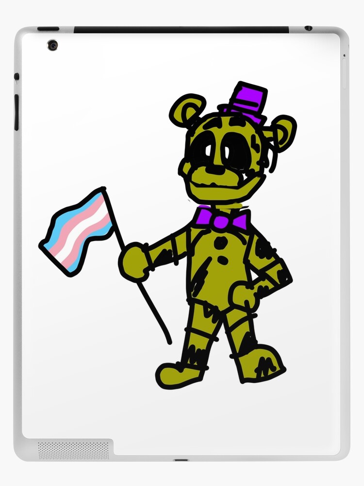 Withered Freddy says trans rights Sticker for Sale by jacklegobrr