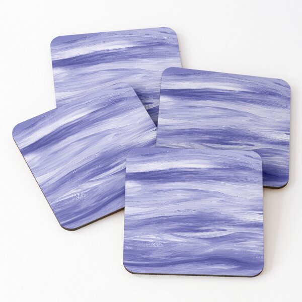 Item preview, Purple Blue Very Peri Abstract Organic Waves Decor XXII designed and sold by Irina Sztukowski.