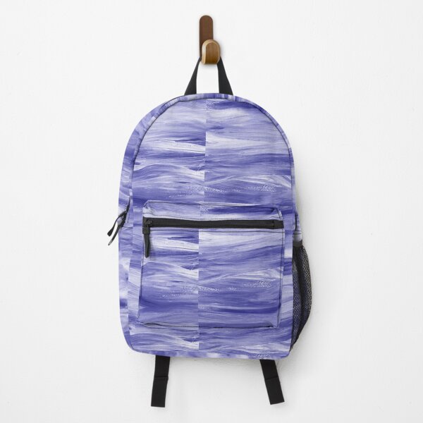 Item preview, Purple Blue Very Peri Abstract Organic Waves Decor XXII designed and sold by Irina Sztukowski.