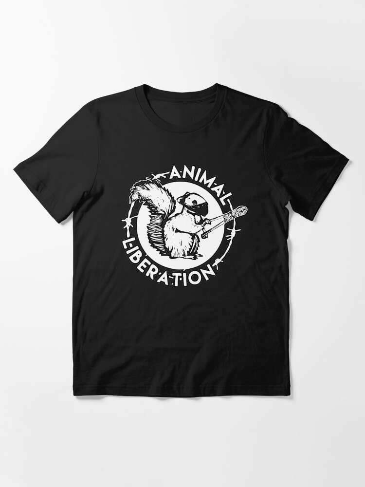 Thumbnail 3 of 7, Essential T-Shirt, Animal liberation designed and sold by zkadhyaa.