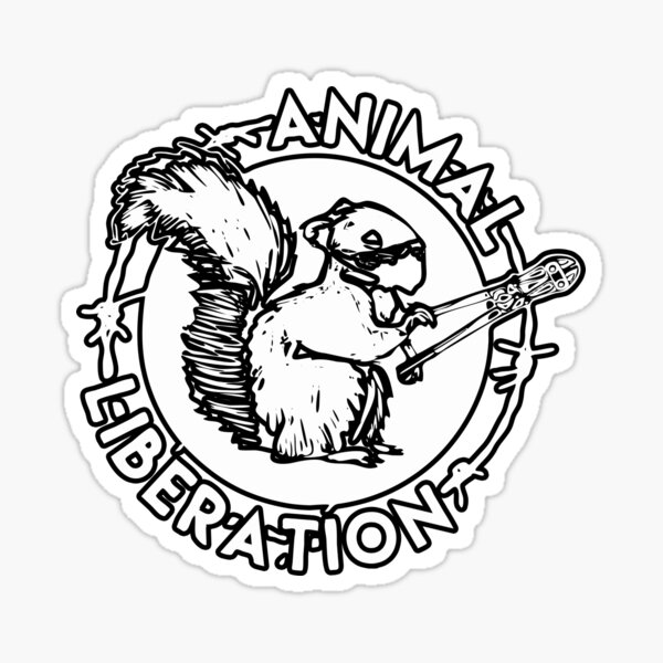 Vista previa del artículo con la obra «Liberación Animal», diseñado y vendido por zkadhyaa.