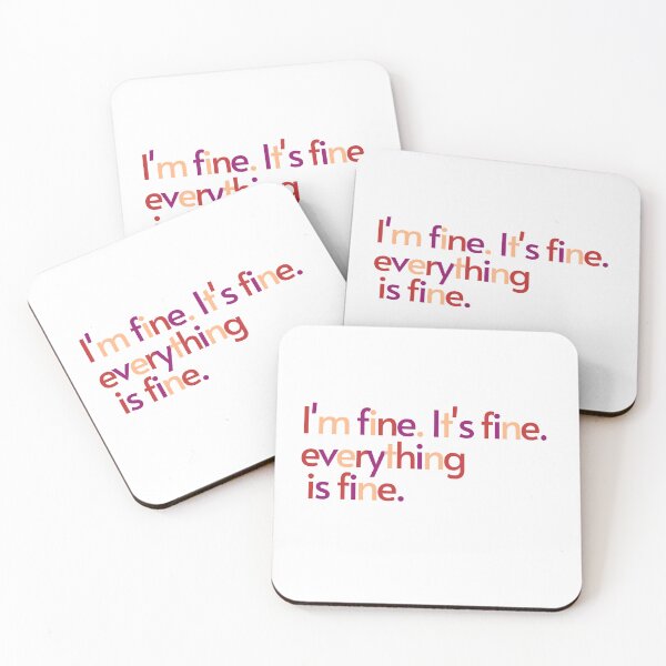 Item preview, I'm fine it's fine everything is fine designed and sold by ranafakhar.
