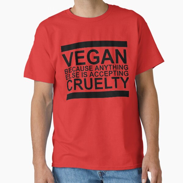 Item preview, Vegan because accepting else is accepting cruelty designed and sold by zkadhyaa.
