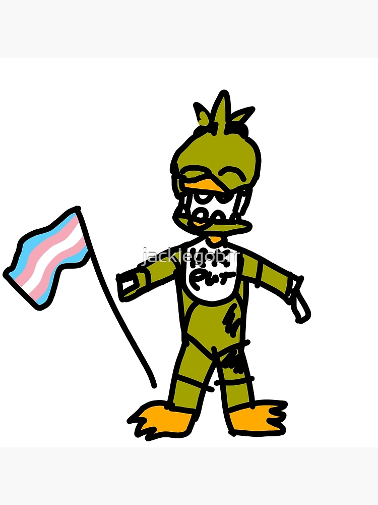 Withered Freddy says trans rights Poster for Sale by jacklegobrr