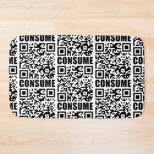 Item preview, CONSUME - QR Code designed and sold by wanderingfools.