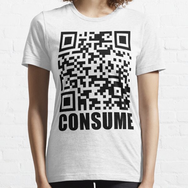 CONSUME - QR Code Essential T-Shirt