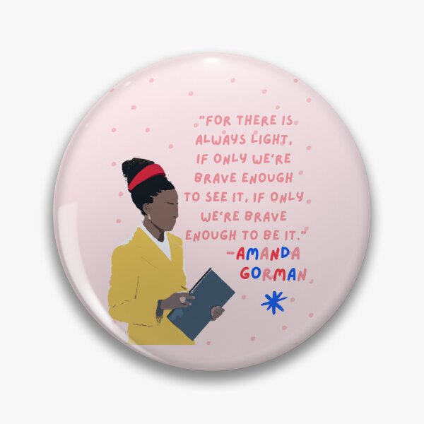 Item preview, Amanda Gorman- "For there is always light" designed and sold by Eroda Creations.
