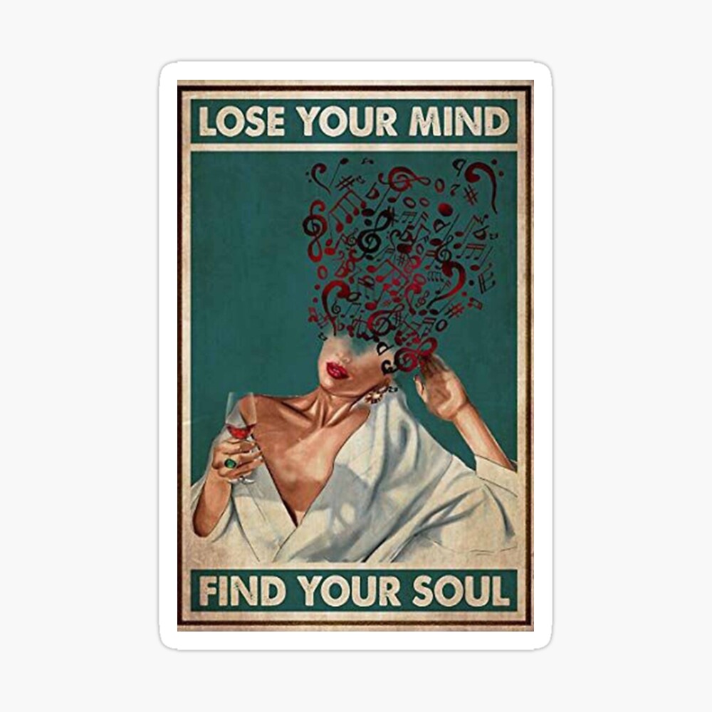 Details about   Easily Distracted By Vinyl & Wine Lose Your Mind Find Your Soul Portrait Poster 
