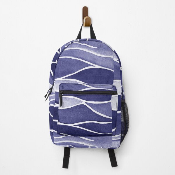 Item preview, Purple Blue Very Peri Abstract Organic Waves Decor XXIV designed and sold by Irina Sztukowski.
