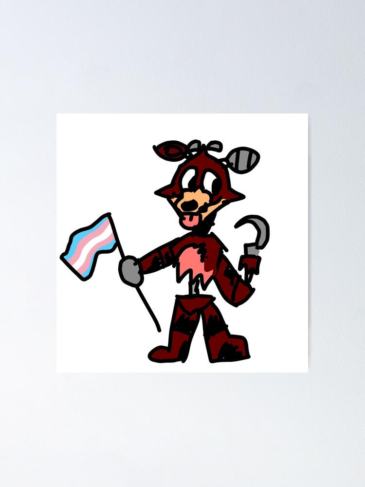 Withered Freddy says trans rights Sticker for Sale by jacklegobrr