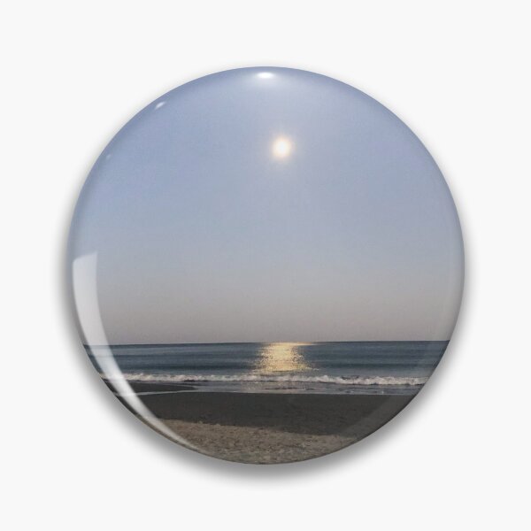 Item preview, moon over the ocean at the beach sunset designed and sold by Isabella Kate.