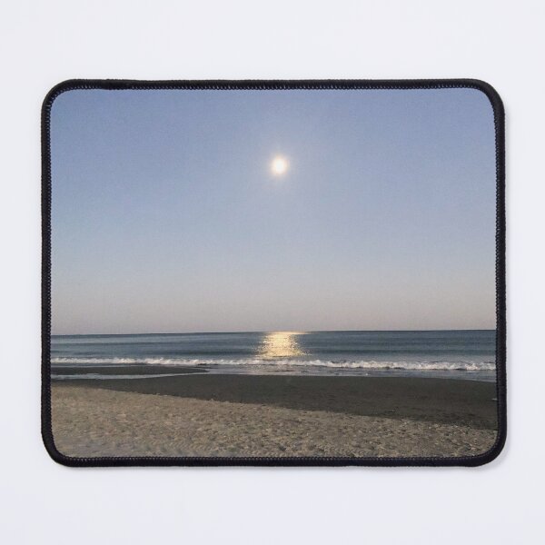 Item preview, moon over the ocean at the beach sunset designed and sold by Isabella Kate.