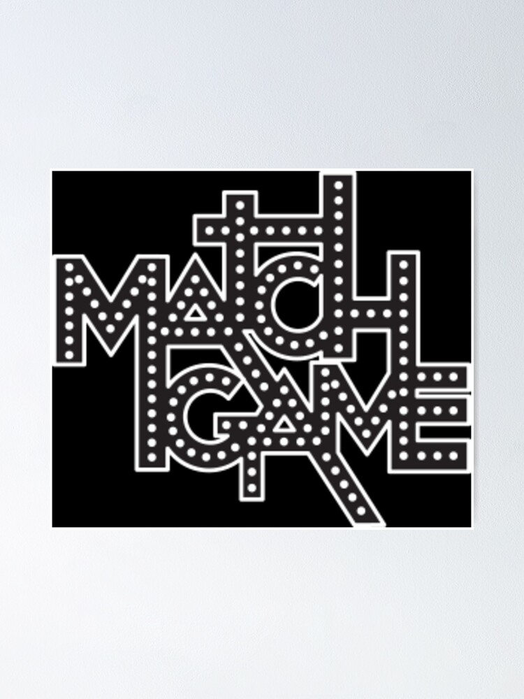 "Match Game (19791982) Logo" Poster for Sale by gameshowfan2001