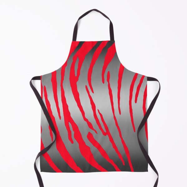 Item preview, Silver Tiger Stripes Red designed and sold by blakcirclegirl.