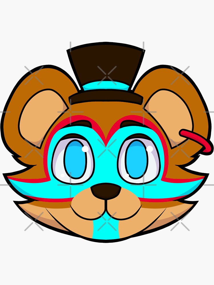 FNAF Stickers Glam Rock Freddy Free Shipping Includes Free , fnaf