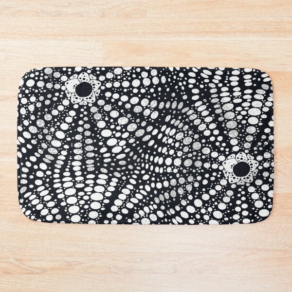 Item preview, Monochrome sea urchin surface pattern designed and sold by TheArtDesk.