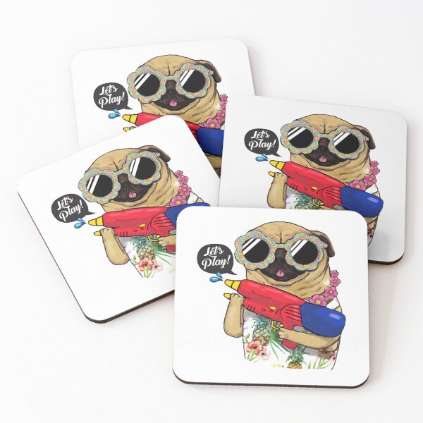 Item preview, Pug songkran festival designed and sold by NaraSketch.
