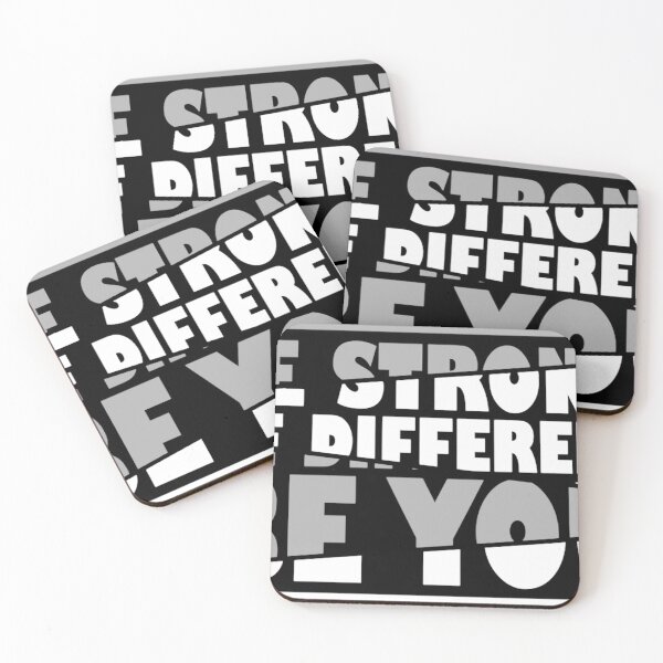 Item preview, Be Strong Be Different Be You, Inspirational and Motivational Quotes Design  designed and sold by HnenieCe118.