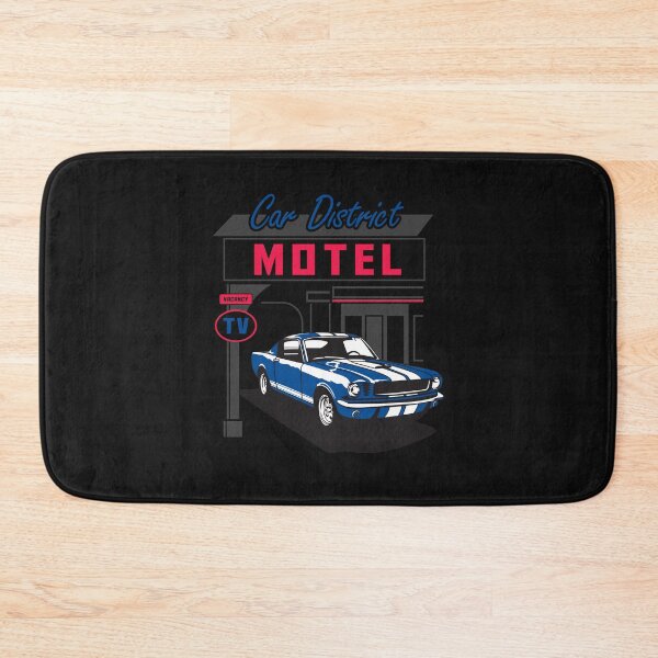 Item preview, Blue Car District Motel designed and sold by viralstudio.
