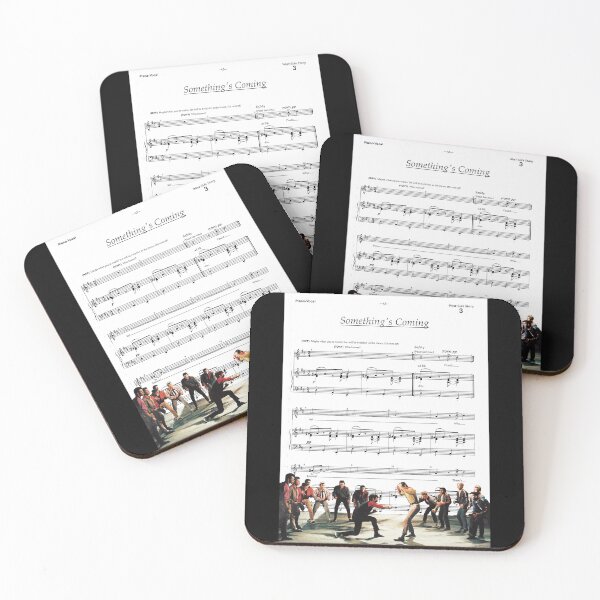 Item preview, Mens Womens West Side Story Something'S Coming Sheet Music Premium designed and sold by MellieKessler22.