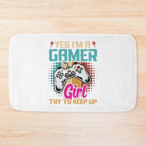 Item preview, I'm a Gamer Girl Try To Keep Up-birthday gift for gamer girls designed and sold by BRtisticDesigns.