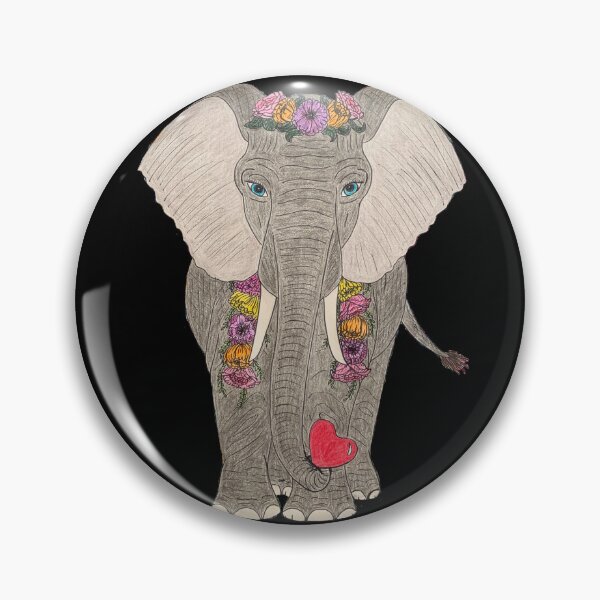 Artikelvorschau, Elefant mit Herz entworfen und verkauft von LuvbuzzArt.