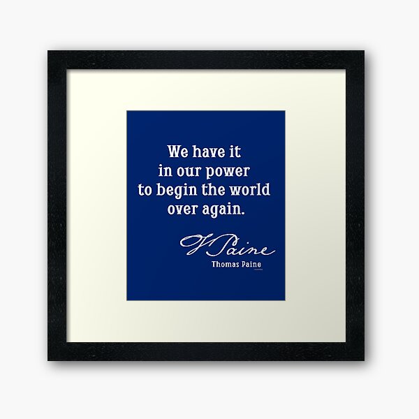 Artikel-Vorschau von THOMAS PAINE Ändern Sie die Welt Quote, designt und verkauft von LoveAndDefiance.