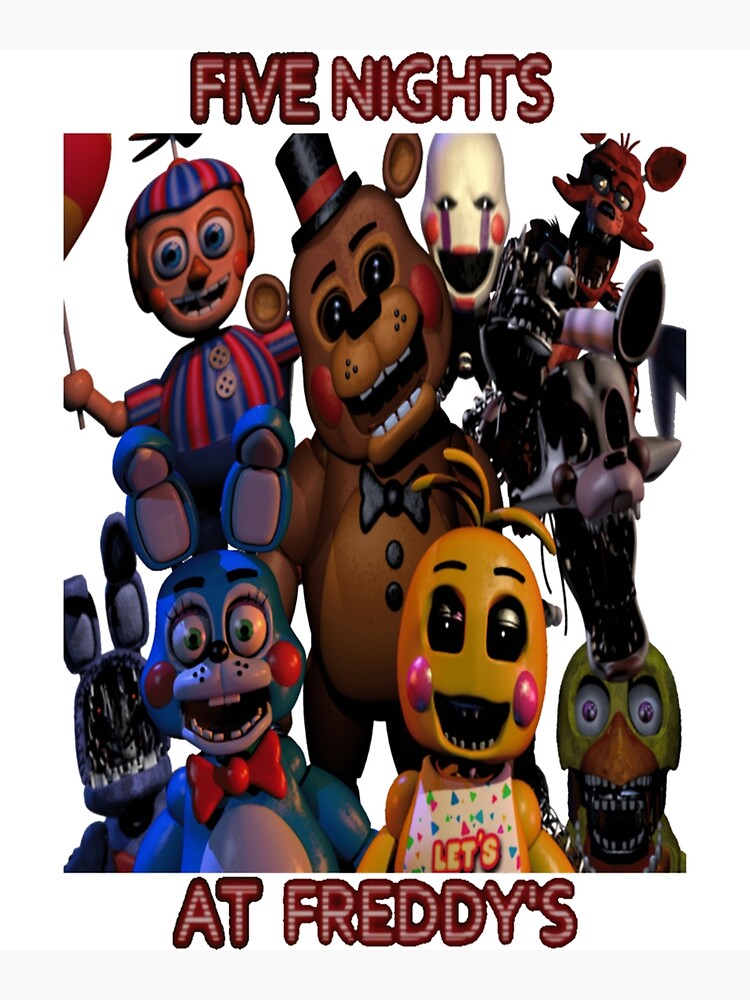 FNAF 2 animatronics  Poster for Sale by Mintybatteo