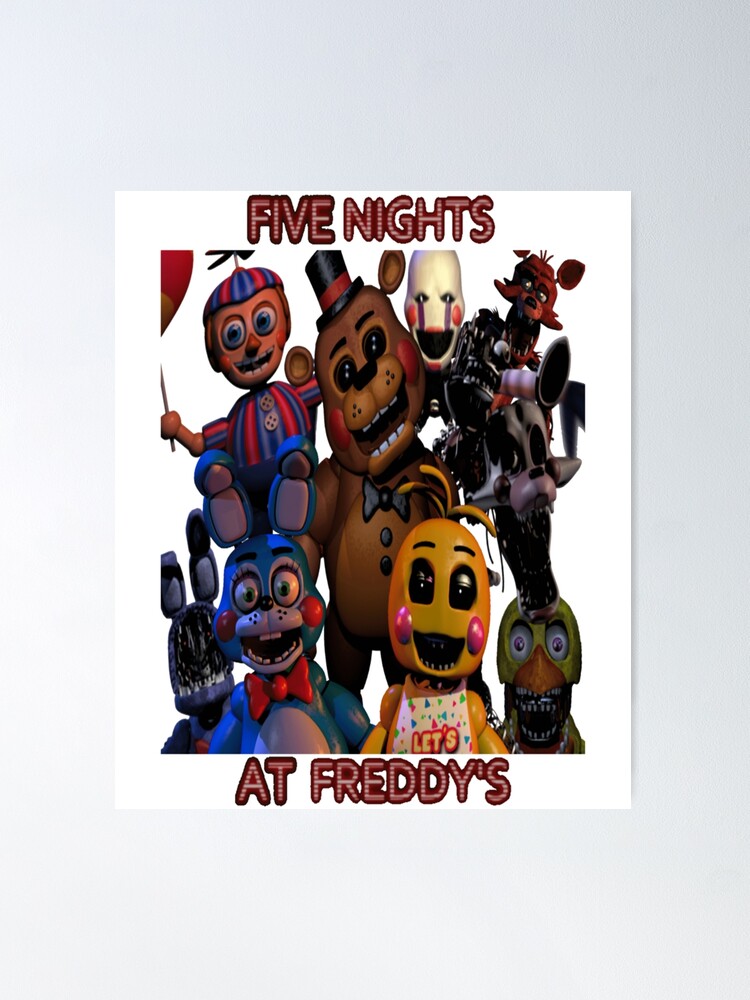 FNAF 2 animatronics Classic Poster for Sale by AarondeWerd