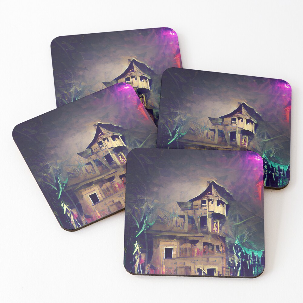 Item preview, Coasters (Set of 4) designed and sold by EtherealLabAI.