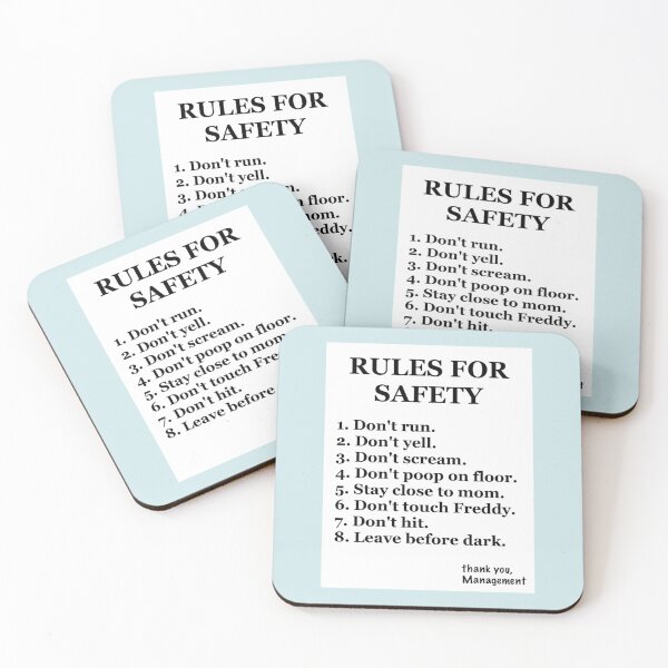 Item preview, FNaF-Rules   designed and sold by Mintybatteo.