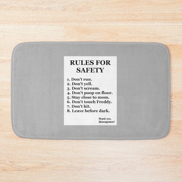 Item preview, FNaF-Rules   designed and sold by Mintybatteo.