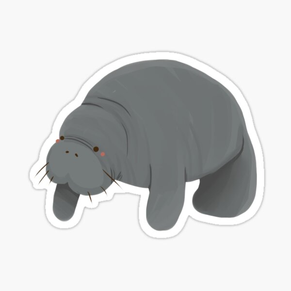 Manatee Sticker