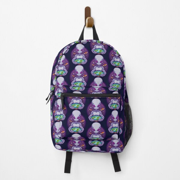 Item preview, Alien have and dominate a flat earth Illustration   designed and sold by LostWeekendClub.