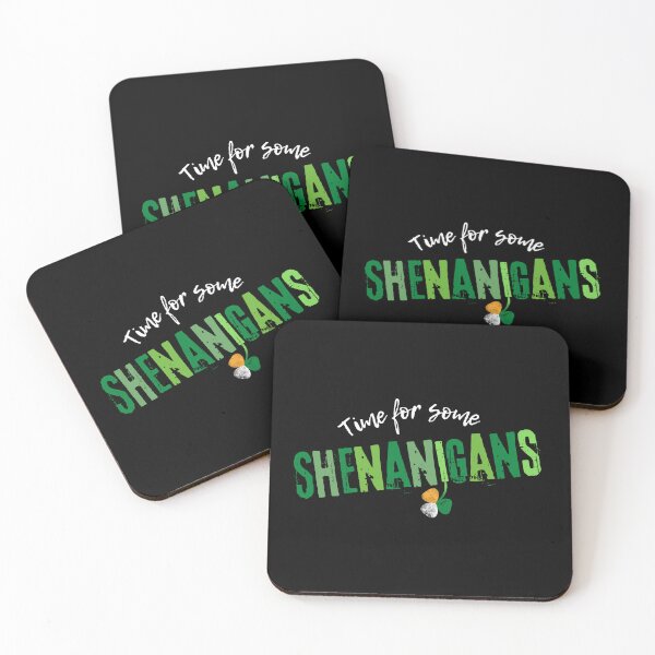Item preview, St Paddy's Day - Time for Some Shenanigans - March 17th - Funny Irish Drinking Team designed and sold by DesignByLeo.