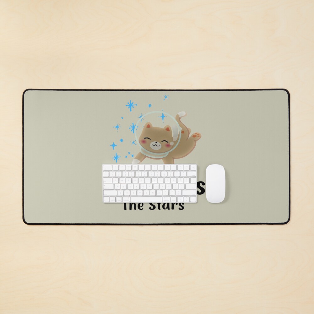 Item preview, Desk Mat designed and sold by ArtsyWhiskers.