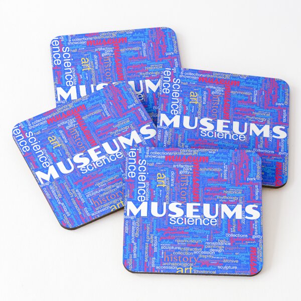 Item preview, Museum Word Cloud Science History Art Artifacts designed and sold by InterpreTees.