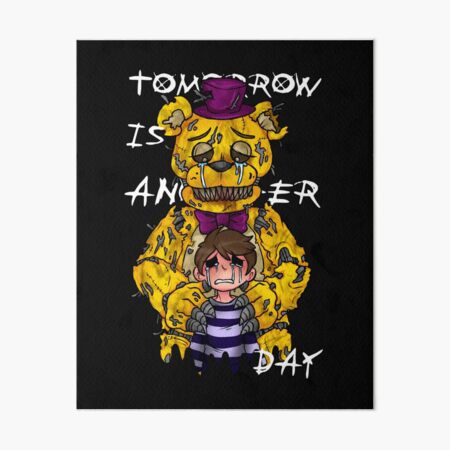 FNAF Gregory as Glamrock Freddy 5x7in Art Print -  Israel