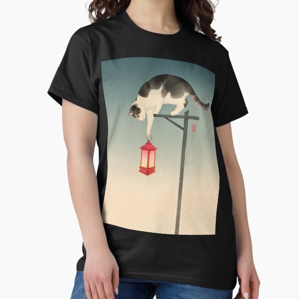 Item preview, Cat Holding Street Lamp designed and sold by Broccoli  Cat Art.