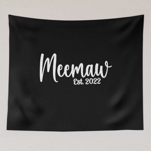 Item preview, 2022 Pregnancy Reveal Quote New Meemaw 2022 designed and sold by RoguePixel.