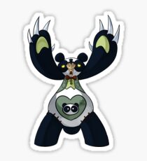 Sad panda by Andrew Dickman Sticker