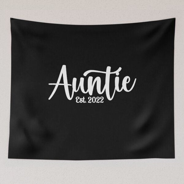 Item preview, 2022 Pregnancy Reveal Quote New Auntie 2022 designed and sold by RoguePixel.