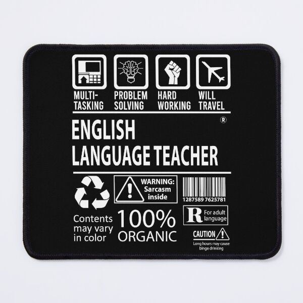 Item preview, English Language Teacher T Shirt - MultiTasking Certified Job Gift Item Tee designed and sold by andahanson.