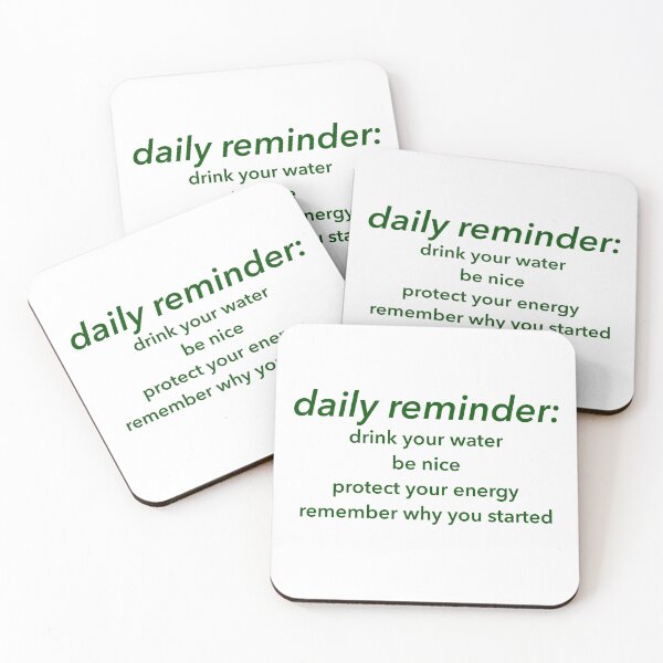 Item preview, Daily reminder: drink your water, ... designed and sold by plantmaru.