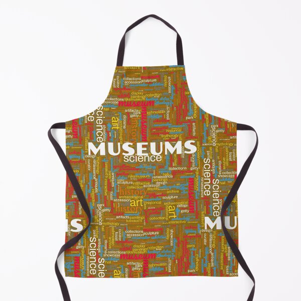 Item preview, Goldenrod Museum Word Cloud Science History Art Artifacts designed and sold by InterpreTees.