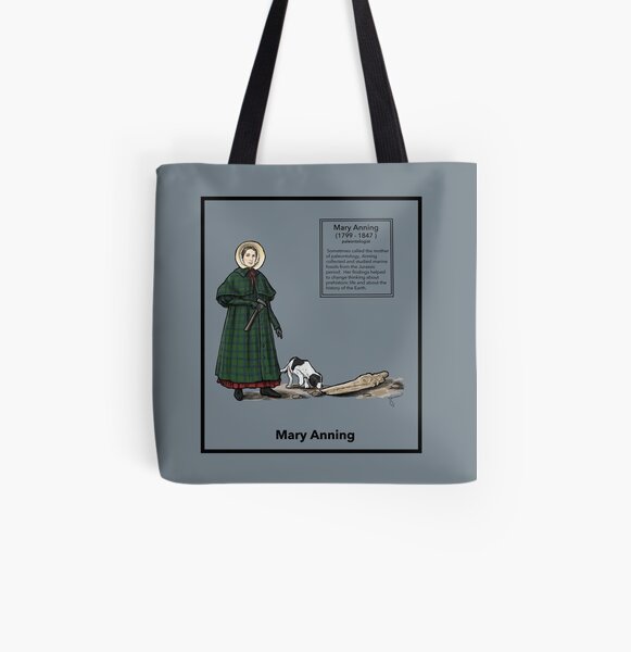 Mary Anning All Over Print Tote Bag
