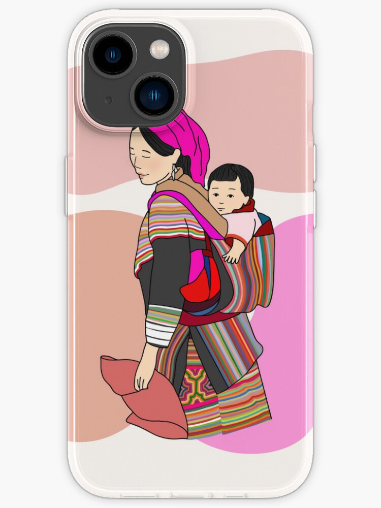 Hmong Lady Carrying Baby meiyudesigns