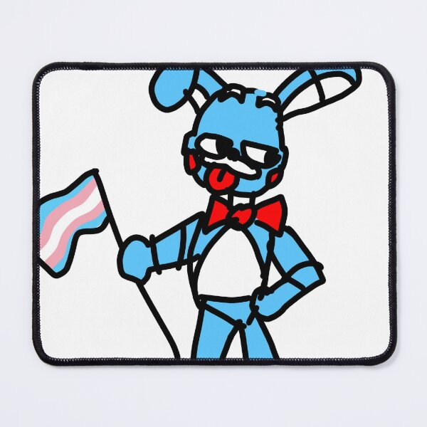Item preview, Toy Bonnie  says trans rights designed and sold by jacklegobrr.